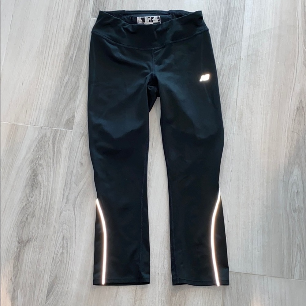 New balance running Capri crop pants reflective xs